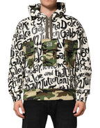 Dolce & Gabbana Multicolor Hooded DGMania Sweatshirt Sweater - Eljoys Fashion 