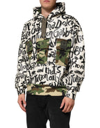 Dolce & Gabbana Multicolor Hooded DGMania Sweatshirt Sweater - Eljoys Fashion 