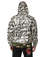 Dolce & Gabbana Multicolor Hooded DGMania Sweatshirt Sweater - Eljoys Fashion 