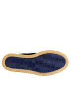 Dolce & Gabbana Black Calf Suede Slip On Ankle Boots Shoes - Eljoys Fashion 