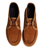 Dolce & Gabbana Brown Suede Nubuck Leather Desert Ankle Boots Shoes - Eljoys Fashion 