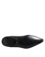 Dolce & Gabbana Black Exotic Leather Lace Up Derby Shoes - Eljoys Fashion 