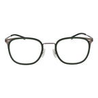 Hugo Boss bicolor stainless steel glasses frames with sleek design and adjustable temples, perfect for a modern, stylish look.