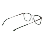 Hugo Boss bicolor stainless steel glasses frames with sleek design and modern style, shown on a plain background.