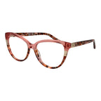 Pink acetate glasses frames by Marciano by Guess, stylish eyewear with a modern design and clear lenses.