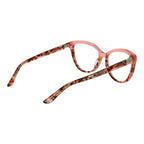 Pink acetate glasses frames by Marciano by Guess, showcasing stylish and trendy eyewear design.