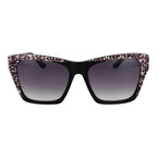 Guess black acetate sunglasses with sleek frame and dark tinted lenses, showcasing stylish and modern eyewear design.