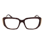 Marciano by Guess purple acetate glasses frames with clear lenses, stylish eyewear for fashion-forward looks.