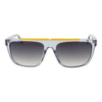 Guess gray stainless steel sunglasses with sleek frame and tinted lenses, stylish eyewear for sun protection.