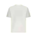 Calvin Klein men's white cotton T-shirt with crew neck and short sleeves, casual and comfortable for everyday wear.