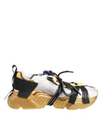 Dolce & Gabbana Multicolor Daymaster Low Top Sneakers Shoes - Eljoys Fashion 