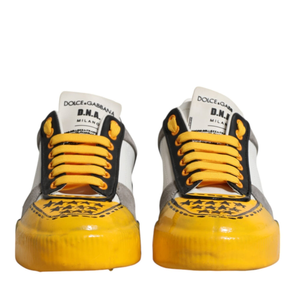 Dolce & Gabbana Multicolor MIAMI Low Top Sneakers Shoes