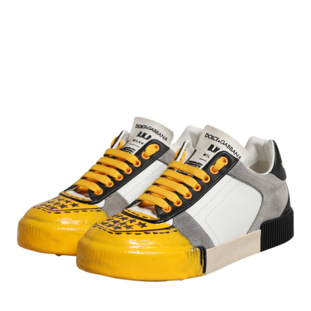 Dolce & Gabbana Multicolor MIAMI Low Top Sneakers Shoes