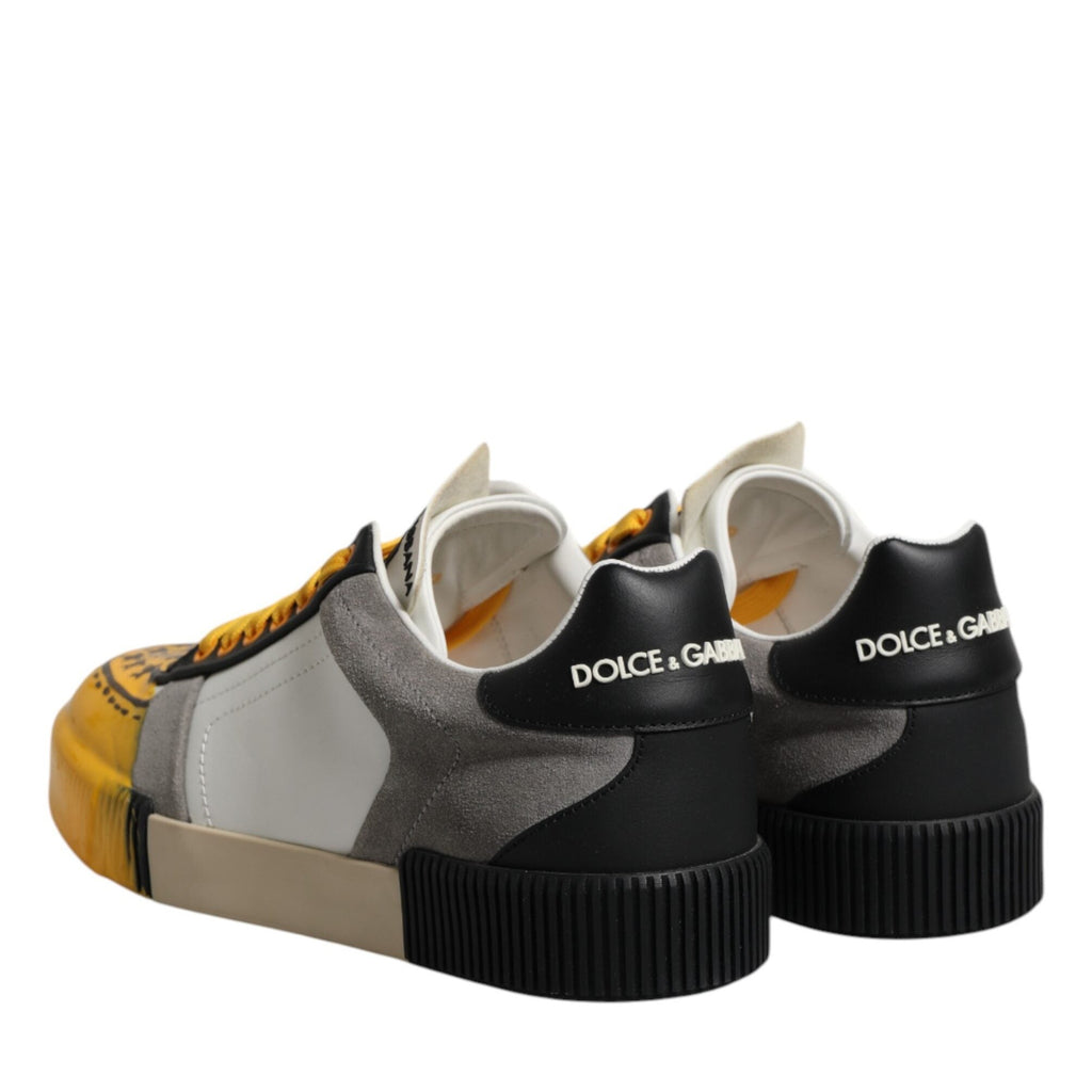 Dolce & Gabbana Multicolor MIAMI Low Top Sneakers Shoes