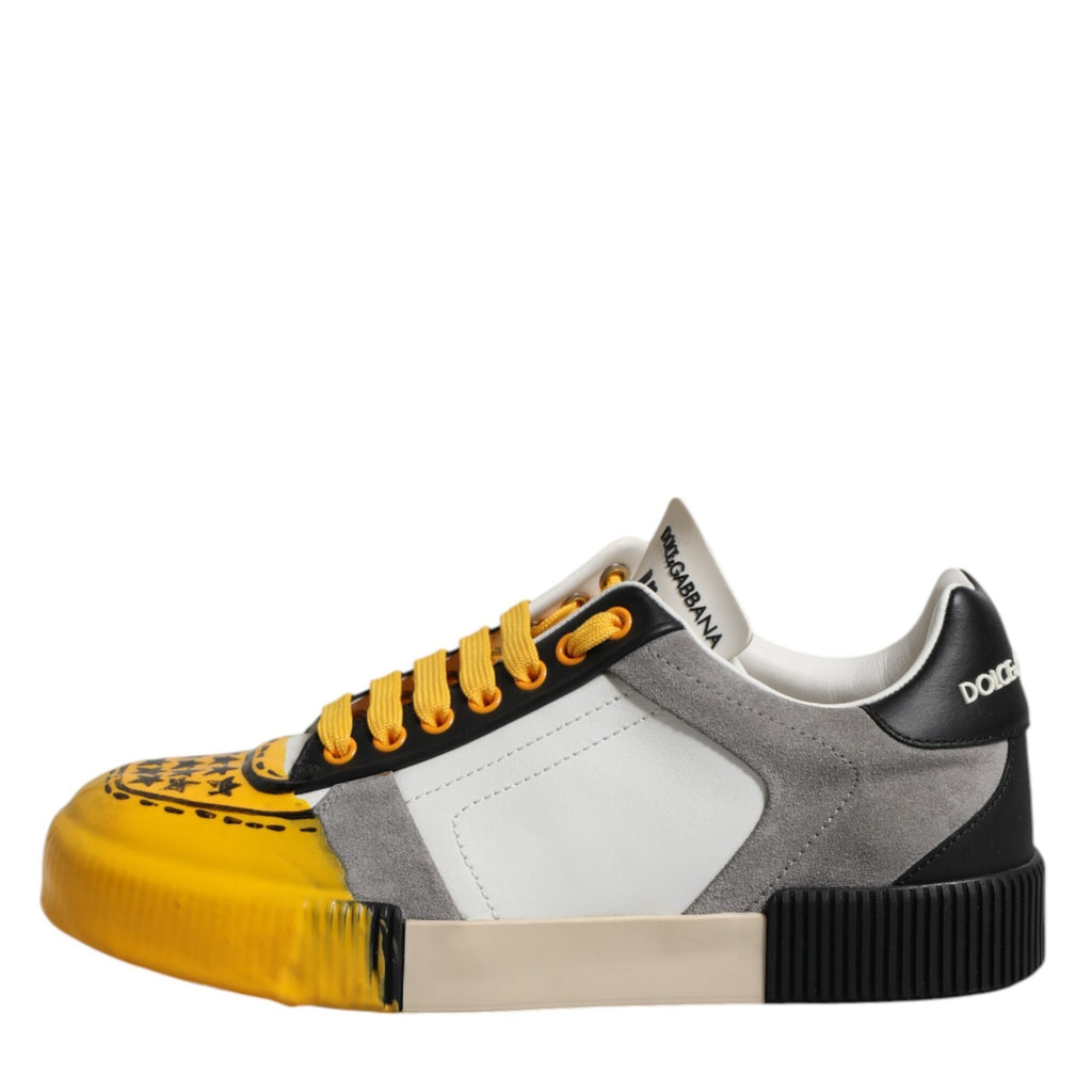 Dolce & Gabbana Multicolor MIAMI Low Top Sneakers Shoes