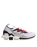 Dolce & Gabbana White SORRENTO Sport Stretch Sneakers Shoes - Eljoys Fashion 