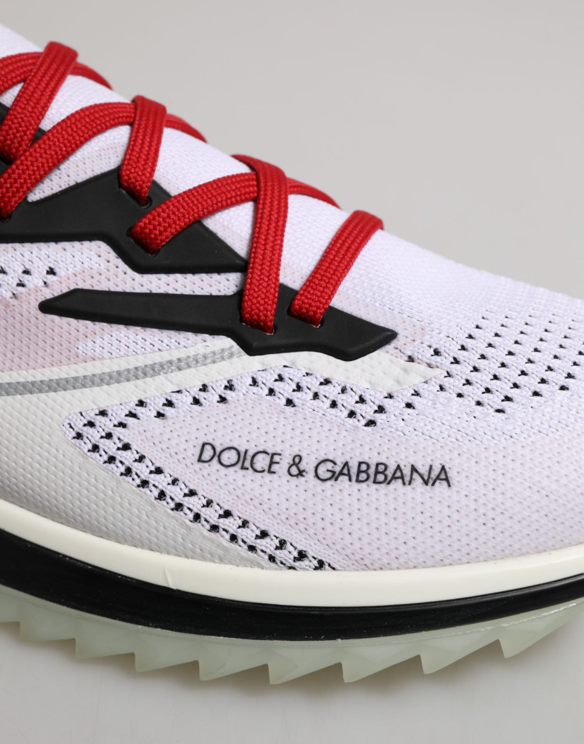 Dolce & Gabbana White SORRENTO Sport Stretch Sneakers Shoes - Eljoys Fashion 