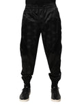 Dolce & Gabbana Black Logo DG Print Men Jogger Sweatpants Pants - Eljoys Fashion 