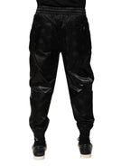 Dolce & Gabbana Black Logo DG Print Men Jogger Sweatpants Pants - Eljoys Fashion 