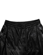 Dolce & Gabbana Black Logo DG Print Men Jogger Sweatpants Pants - Eljoys Fashion 