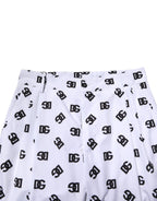 Dolce & Gabbana White Logo Cotton Skinny Denim Trouser Pants - Eljoys Fashion 