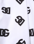Dolce & Gabbana White Logo Cotton Skinny Denim Trouser Pants - Eljoys Fashion 