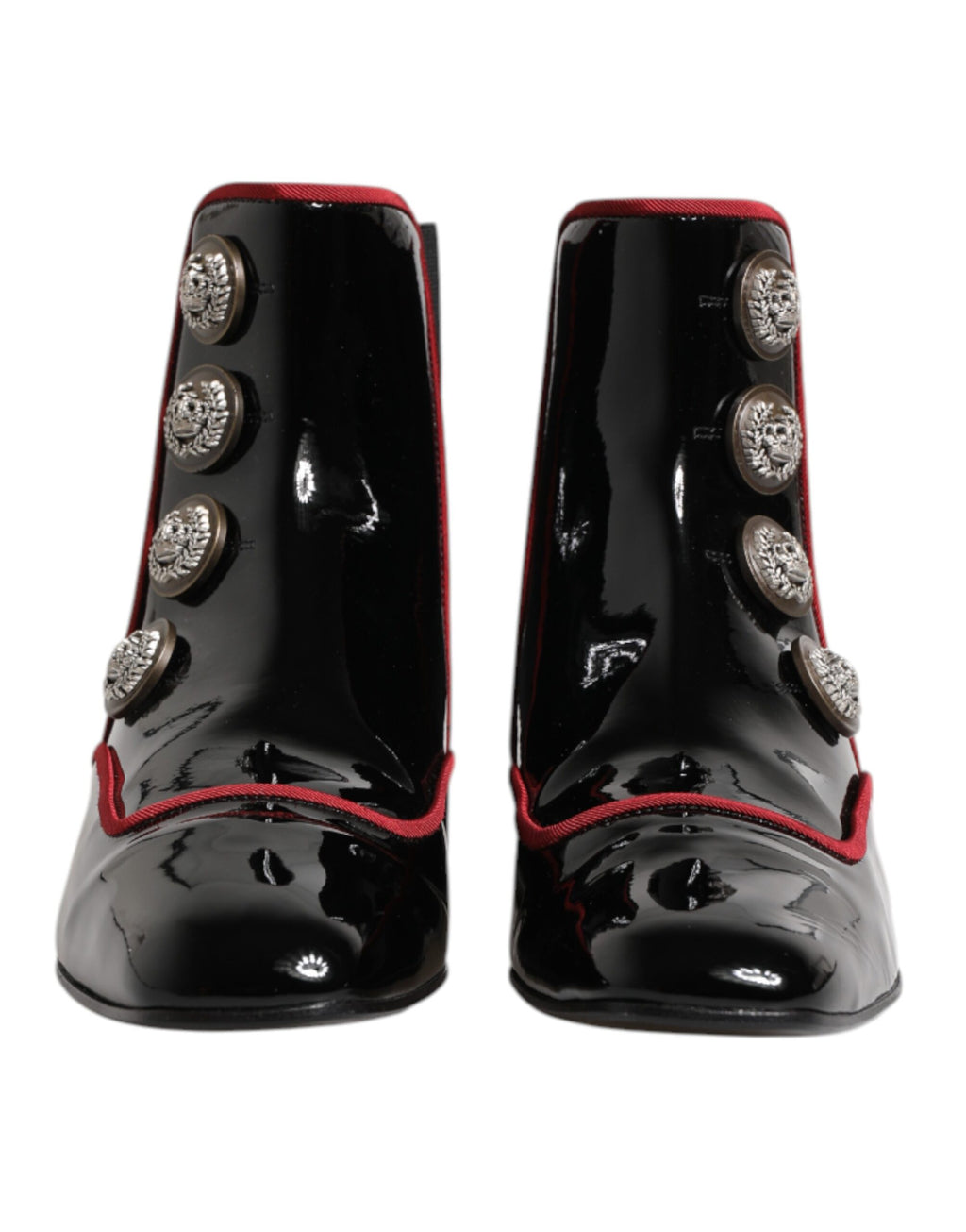 Dolce & Gabbana Black Jackie Buttoned Chelsea Boots Shoes - Eljoys Fashion 