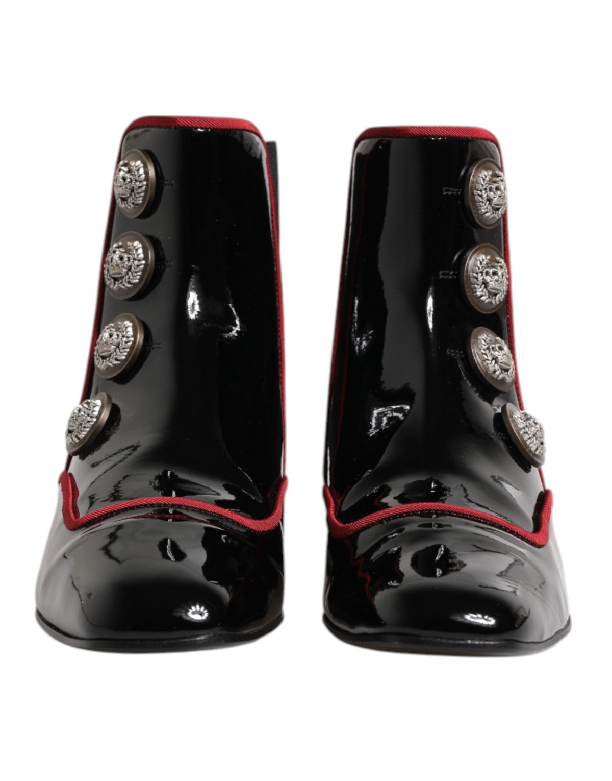 Dolce & Gabbana Black Jackie Buttoned Chelsea Boots Shoes - Eljoys Fashion 