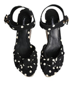 Dolce & Gabbana Multicolor Fish Polka Dot Wedge Sandals Shoes - Eljoys Fashion 