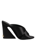 Dolce & Gabbana Black Keira Baroque High Heel Sandals Shoes - Eljoys Fashion 