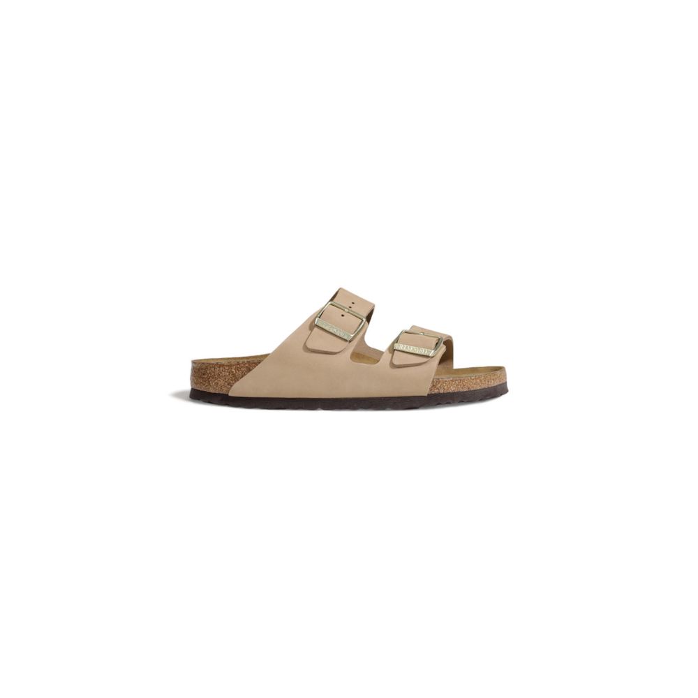 Birkenstock Beige Nubuc Leather Sandal Birkenstock
