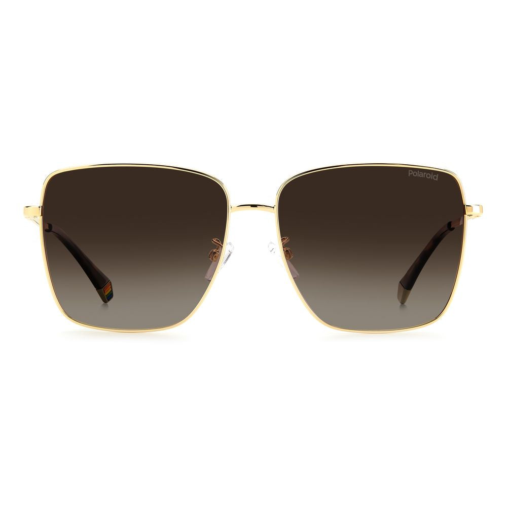 Polaroid Gold Metal Sunglasses Polaroid