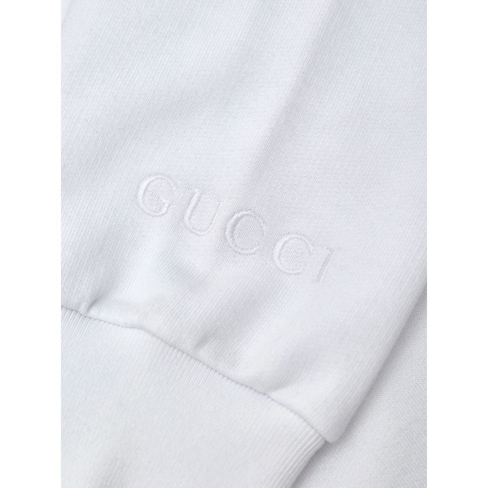 Gucci White Cotton Sweatshirt Gucci