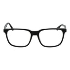 BMW black acetate glasses frames with sleek design and clear lenses, showcasing a stylish and modern eyewear look.