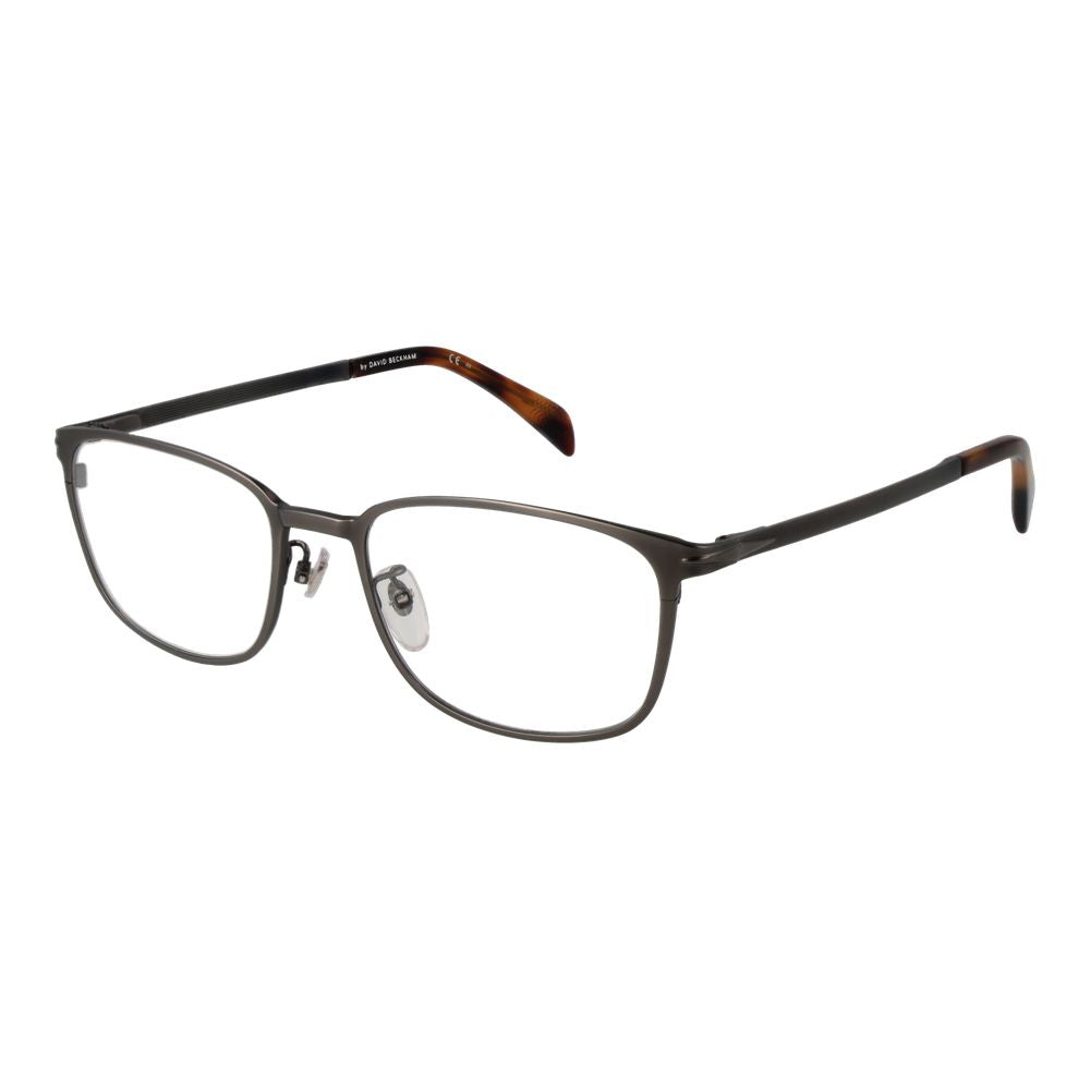 David Beckham Gray Stainless Steel Glasses Frames David Beckham