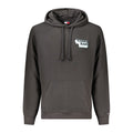Tommy Hilfiger Nero cotton men's sweatshirt displayed on a hanger with a crew neck and minimalist design.