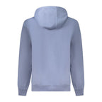 Tommy Hilfiger blue cotton men's sweatshirt with a crew neck and logo detail on the front, casual and comfortable fit.