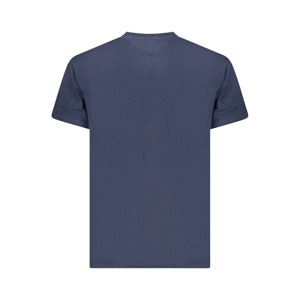 Tommy Hilfiger Blue Cotton Men's T-Shirt - Eljoys Fashion 