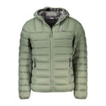 Norway 1963 Verde Poliammide men's jacket with front zipper, made of durable green nylon fabric, lightweight and stylish outdoor wear.