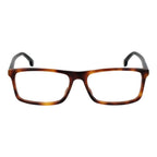 Carrera brown plastic glasses frames with rounded design, showcasing the stylish and lightweight eyewear accessory.