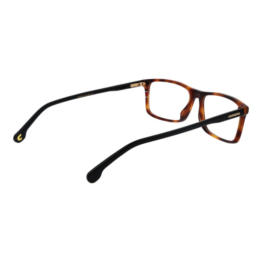 Carrera brown plastic eyeglass frames with a sleek design and adjustable temples, perfect for stylish everyday wear.
