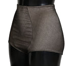 Dolce & Gabbana Bottoms Underwear Beige With Black Net