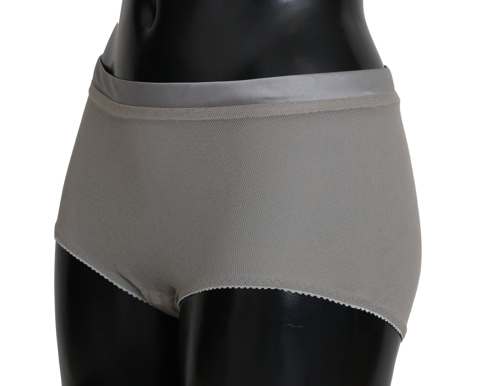 Dolce & Gabbana Underwear Silver With Net Silk Bottoms Dolce & Gabbana