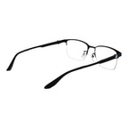 BMW black titanium glasses frames with sleek design and metal temples, stylish eyewear for everyday wear