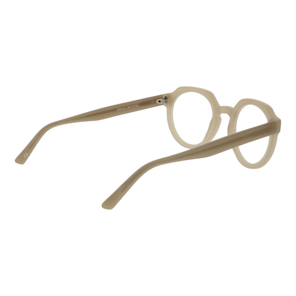 Andy Wolf gray acetate glasses frames with clear lenses, stylish and lightweight, designed for comfortable everyday wear.