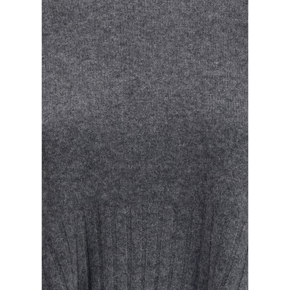 Loulou De Saison Gray Cashmere Sweatshirt Loulou De Saison