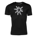 Dolce & Gabbana Black Sacred Heart Cotton Crew Neck T-shirt