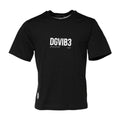 Dolce & Gabbana Black DG Vib3 Print Cotton Crew Neck T-shirt