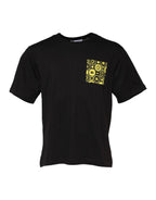 Dolce & Gabbana Black Minimalist Cotton Crew Neck T-shirt - Eljoys Fashion 