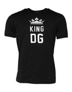 Dolce & Gabbana Black DG King Crown Cotton Crew Neck T-shirt - Eljoys Fashion 